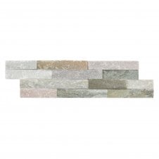 Natural Panel Yellow Oyster Rstc 10cm x 36cm Wall Tile