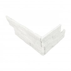 Natural Slate Snow White Corner 10cm x 36cm Wall Tile