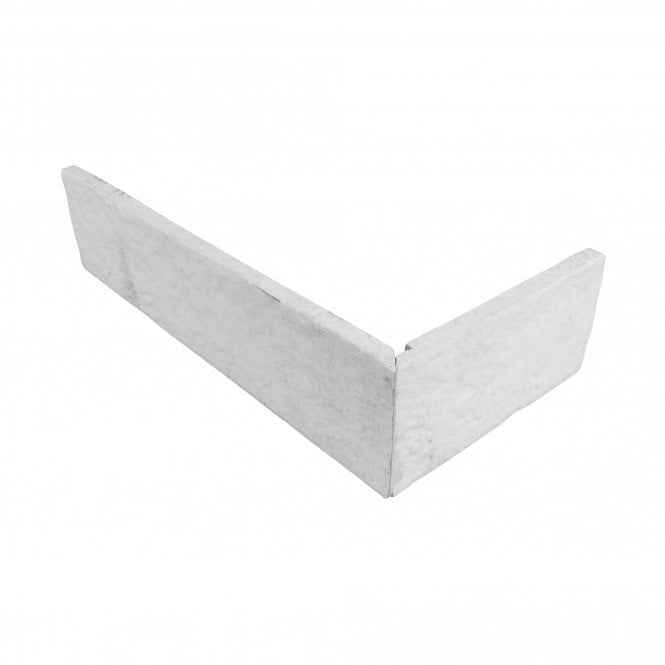 New York White Brick Ang Corner 12cm x 25cm Wall Tile