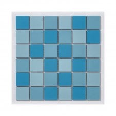Ocean Blue (4.8cm x 4.8cm) 30.6cm x 30.6cm Mosaic Tile