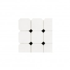 Octagon Alaska 31.6cm x 31.6cm & Black Taco 6.7cm x 6.7cm Tile (Full Set Deal)