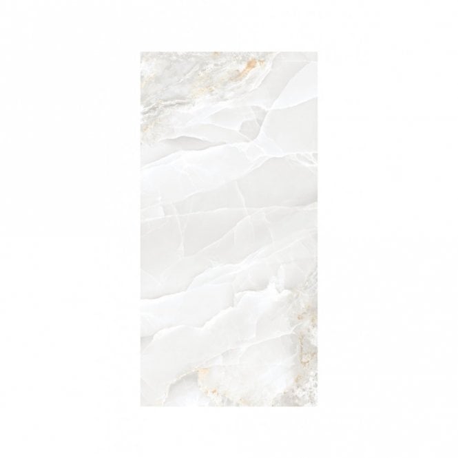 Onyx Silver Grey Polished 60cm x 120cm Wall and Floor Tile