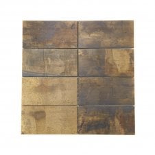 Oxidised Gold 30.6cm x 30.2cm Mosaic Tile