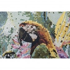 Paradise Parrot Matt Decor 45cm x 90cm Wall Tile (Full 8 Tile Set Deal)