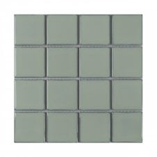 Payan Square Mint Green (7.3cm x 7.3cm) 30.5cm x 30.5cm Mosaic Tile