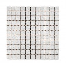 Pearl White (2.5cm x 2.5cm) 30cm x 30cm Mosaic Tile