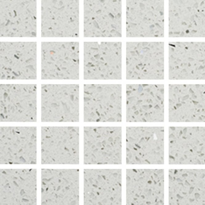 Pearl White (4.8cm x 4.8cm) 30cm x 30cm Mosaic Tile