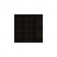 Plain Black Yucca (4.8cm x 4.8cm) 30cm x 30cm Mosaic Tile