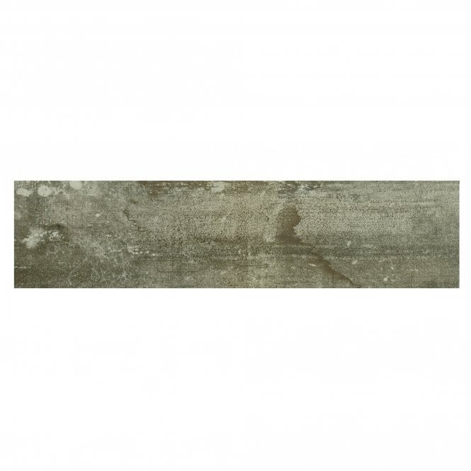 Polished Wood Dark Grey 15cm x 60cm Wall & Floor Tile