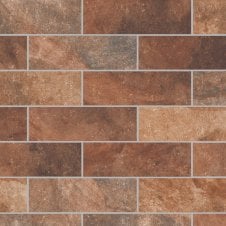 Porto Brick Red 6cm x 25cm Wall & Floor Tile