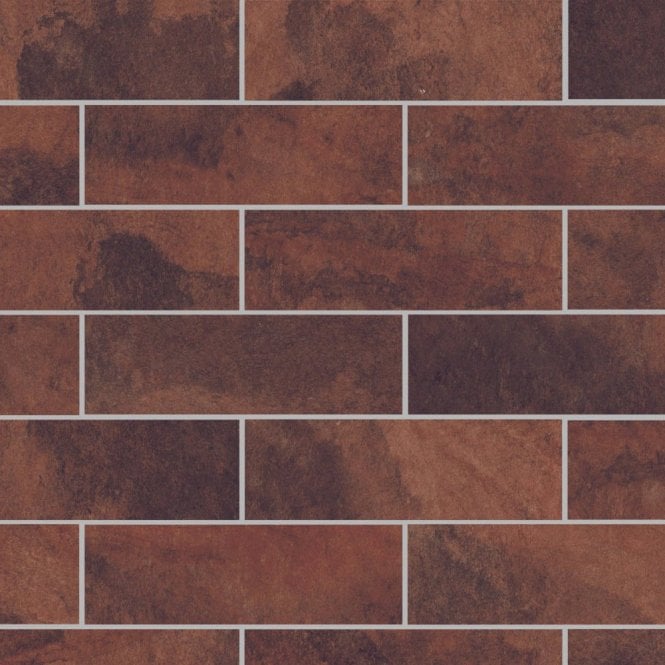 Porto Brick Umber 6cm x 25cm Wall & Floor Tile