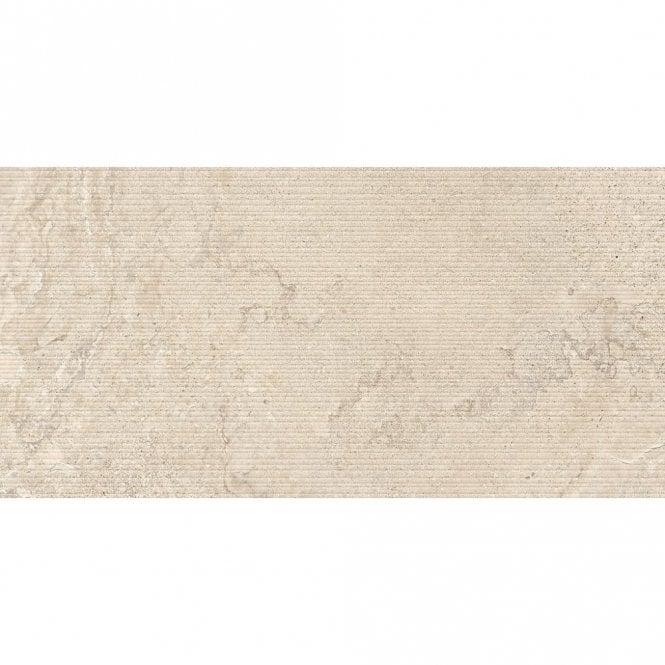 Povolaro Beige Str Matt 59.8cm x 119.8cm Wall and Floor Tiles