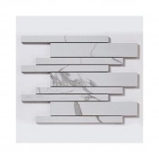 Premium Statuario Bar 30cm x 30cm Mosaic Tile