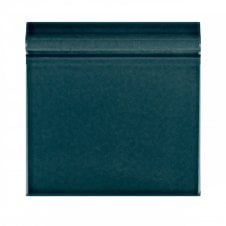 Puddle Glaze Peacock 15cm x 15cm Skirting Tile