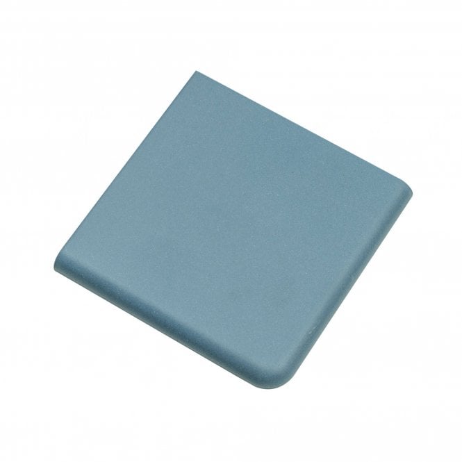 Quarry Bullnose Corner Blue Cobalt 9.6cm x 9.6cm Wall & Floor Tile