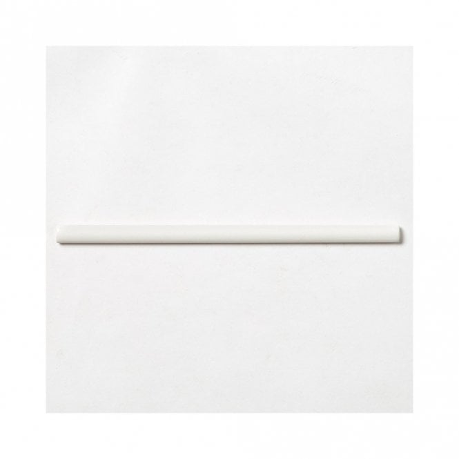 Quarter Round Blanco Brillo 1.5cm x 30cm (Colonial) Wall Tile