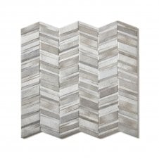 Chevron Grey 44cm x 44cm Decor Tile