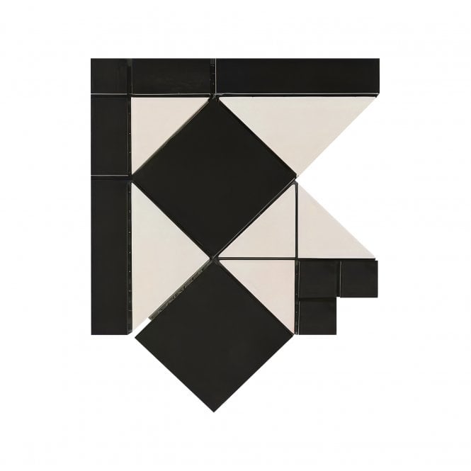 Regency Corner 17.2cm x 15cm Mosaic Tile