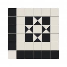 Regency Star (4.8cm x 4.8cm) 30cm x 30cm Mosaic Tile