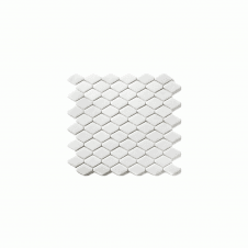 Rhombi White 30cm x 30cm Mosaic Tile