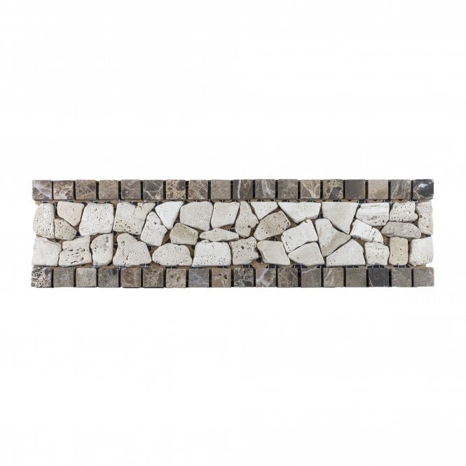 Roman Stone 8cm x 30.5cm Border Tile
