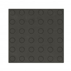 Round Studs Black 14.6cm x 14.6cm Wall & Floor Tile