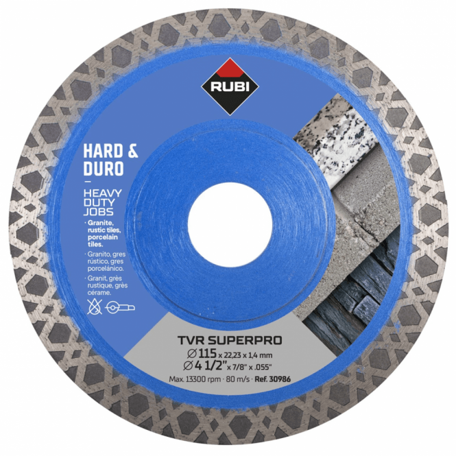 Rubi TVR 115 Superpro 115mm Turbo Diamond Blade