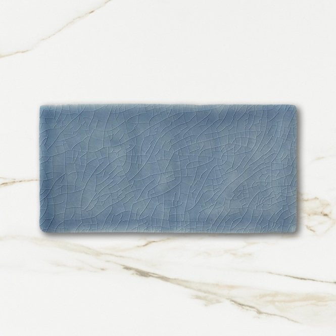 Rustic Ckl Mediterranean Blue 7.5cm x 15cm Wall Tile
