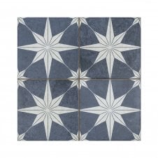 Scintilla Midnight Blue 45cm x 45cm Wall & Floor Tile