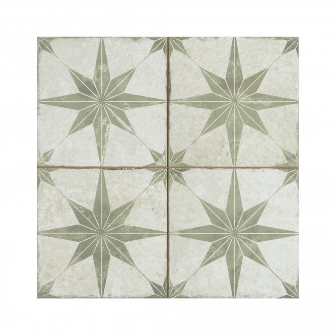 Scintilla Olive Green 45cm x 45cm Wall & Floor Tile