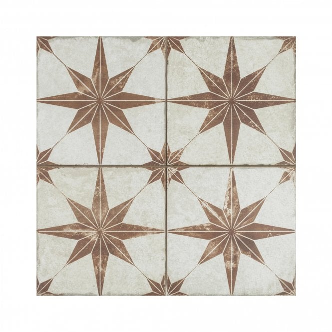 Scintilla Paprika Orange 45cm x 45cm Wall & Floor Tile