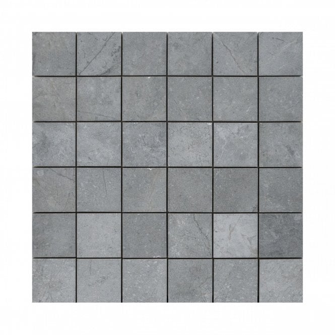 Serenity Silver Mosaic (5cm x 5cm) (30cm x 30cm) Mosaic Tile