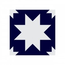 Siena Star Cobalt 20cm x 20cm Wall & Floor Tile