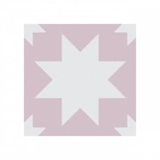 Siena Star Pink 20cm x 20cm Wall & Floor Tile
