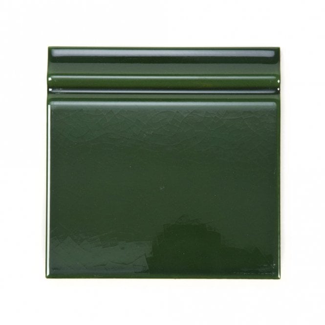 Skirting Green Victorian 15cm x 15cm (Racing Green) Wall Tile