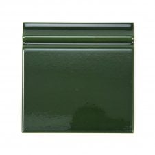 Skirting Green Victorian 15cm x 15cm (Racing Green) Wall Tile