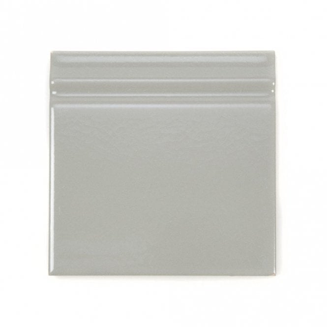 Skirting Silver Grey 15cm x 15cm Wall Tile