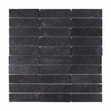 Smart Lux Black Mosaic 30cm x 30cm Wall & Floor Tile