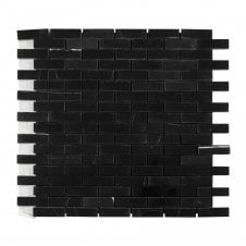 Smart Marmol Marquina 30cm x 30cm Peel & Stick Mosaic Tile