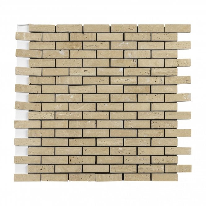 Smart Marmol Travertine 30cm x 30cm Peel & Stick Mosaic Tile
