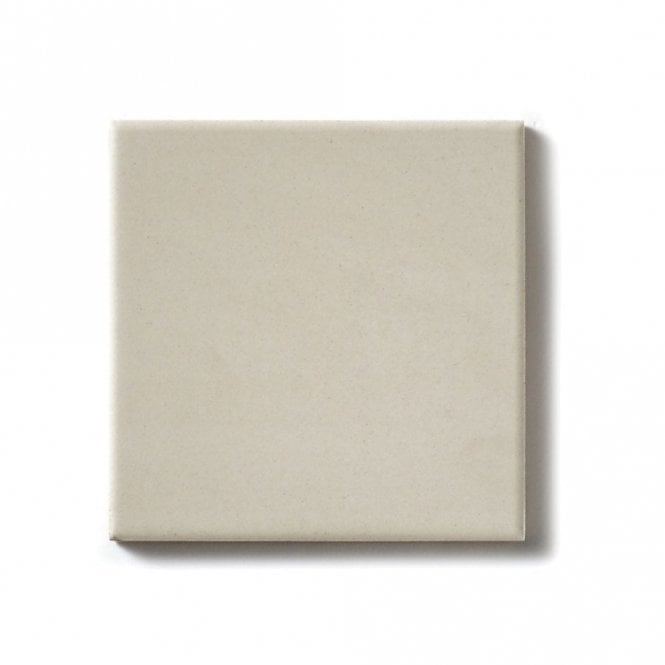 Smooth White Quarry 9.6cm x 9.6cm Wall & Floor Tile