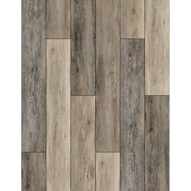 SPC Vinyl Heritage Oak Wood Effect 18.3cm x 122cm x 5mm (2.23M2 Per Pack) SOLD PER PACK 