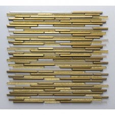 Spindly Gold 29.8cm x 31.8cm Mosaic Tile