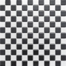 Square Chessboard Matte (2.3cm x 2.3cm) 30cm x 30cm Mosaic Tile