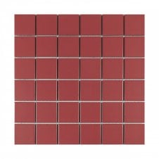 Square Strawberry Red (4.8cm x 4.8cm) 30.6cm x 30.6cm 48cm x 48cm RED Mosaic Tile