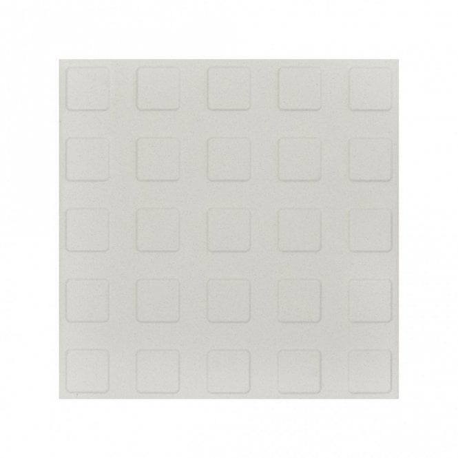 Square Studs White 14.6cm x 14.6cm Wall & Floor Tile