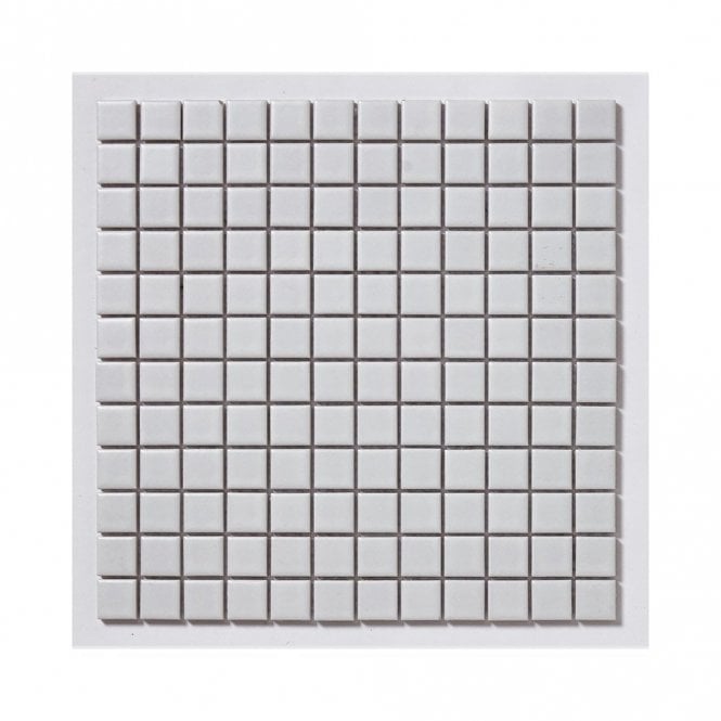 Square White Matte (2.3cm x 2.3cm) 30cm x 30cm Mosaic Tile
