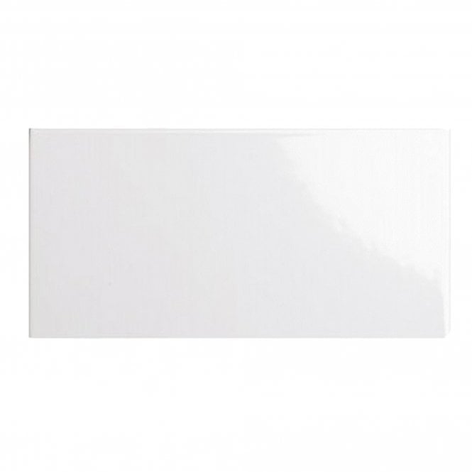 Super White Flat Glossy 7.5cm x 15cm Wall Tile