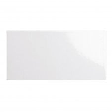 Super White Flat Glossy 7.5cm x 15cm Wall Tile