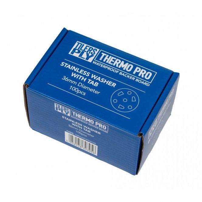 Tile Bank TBBWASHERS-100PK Backer Board 36mm Washers (100 Pcs)